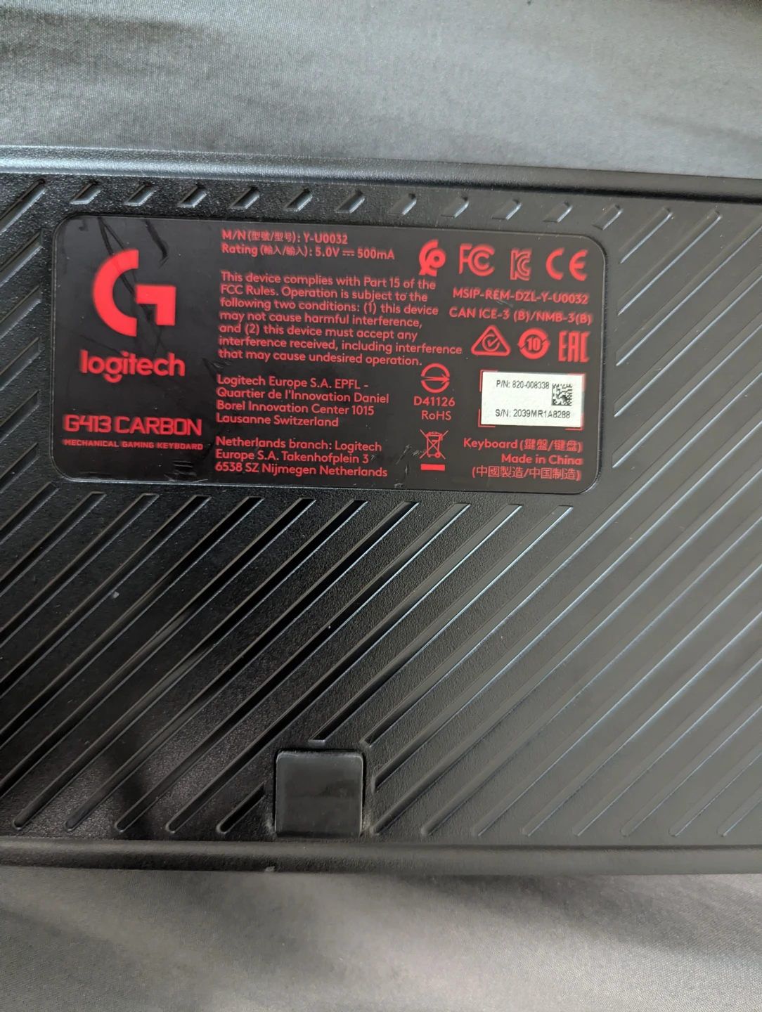 Logitech G413 Carbon Mechanical Gaming Keyboard - photo 2