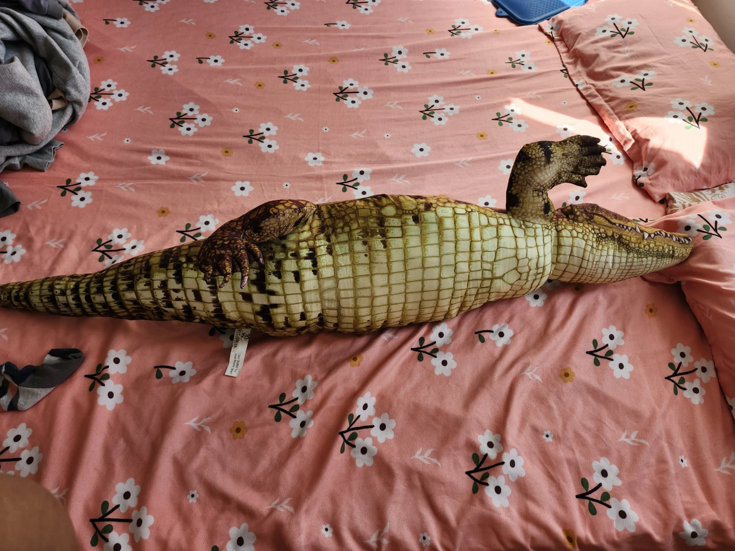 Large Crocodile Plush Toy - photo 2