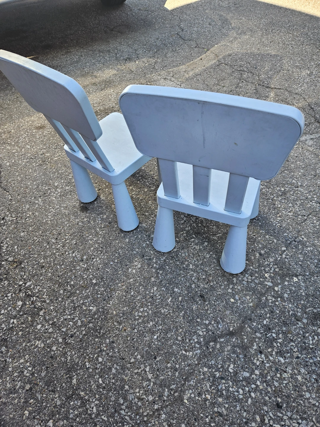 Light Blue Children's Chairs - photo 3