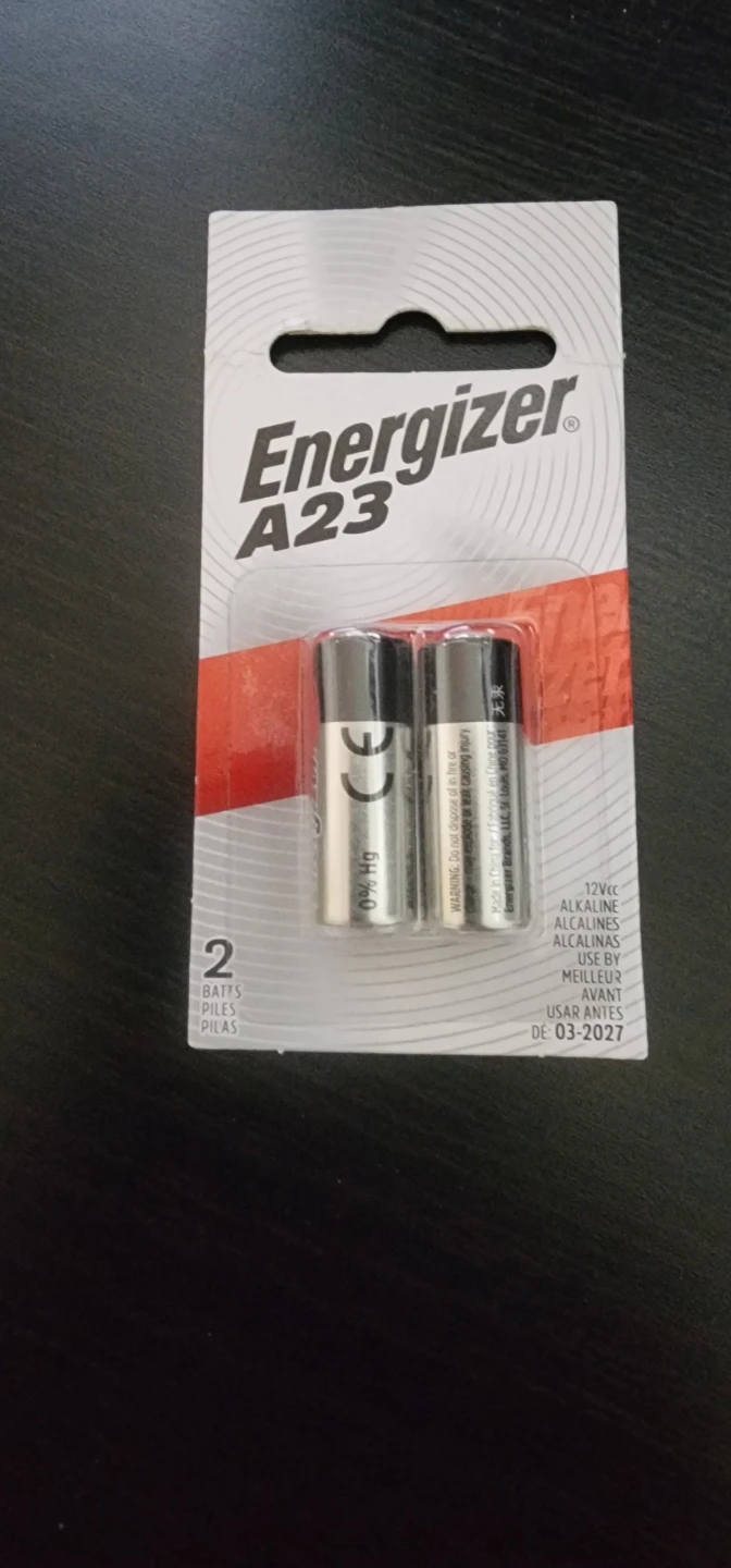 Energizer A23 12V Alkaline Batteries - 2 Pack ⚽