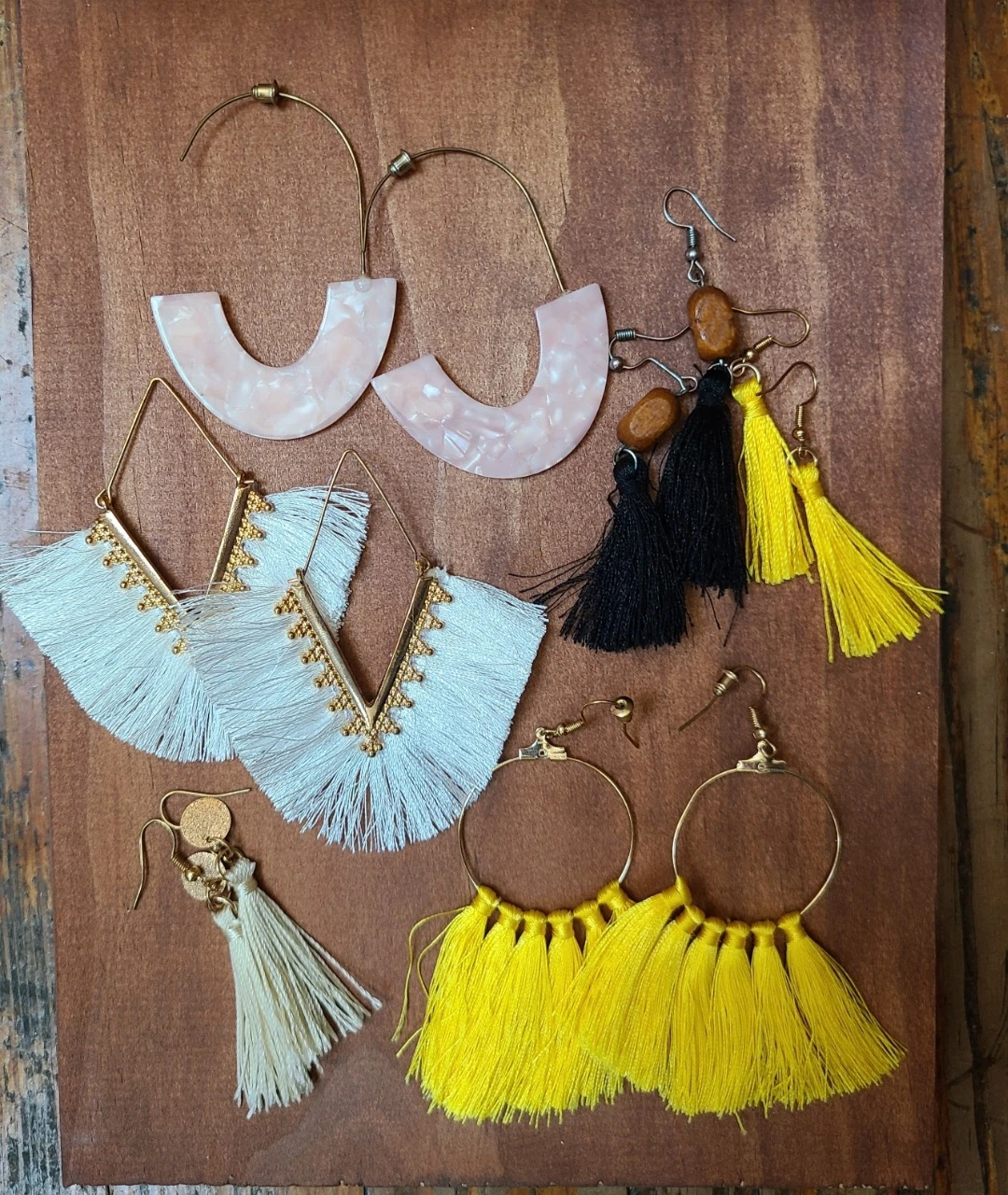 Assorted Boho Tassel Earrings Bundle ⚽