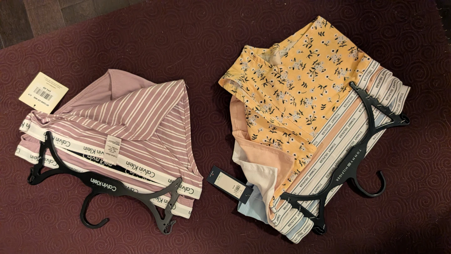 Calvin Klein & Tommy Hilfiger Underwear, Small, NEW