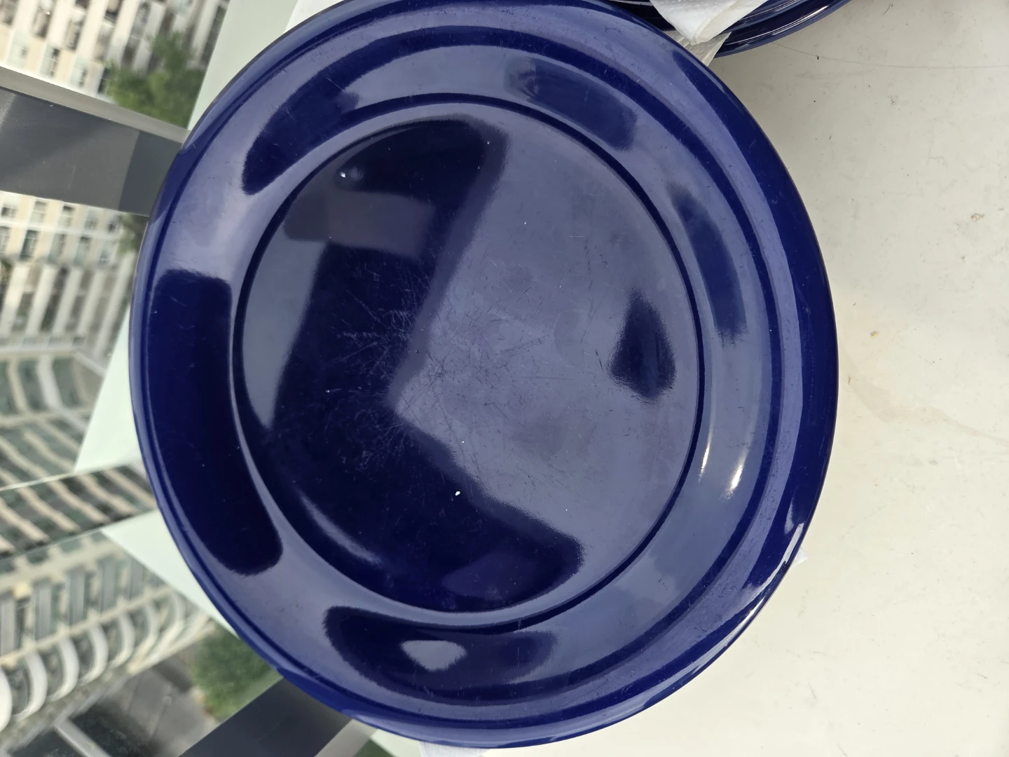 Set of 10 Blue Dinner Plates - photo 4