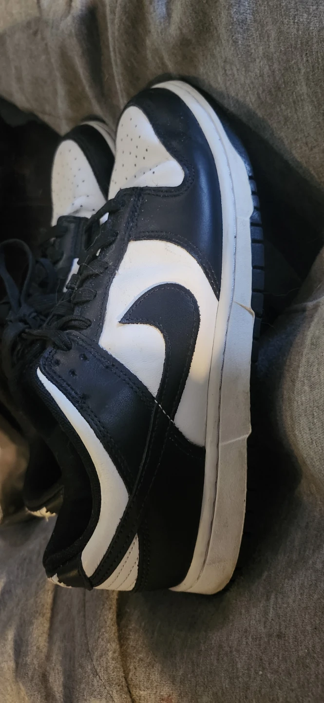 Nike Dunk Low Black White Sneakers - photo 3