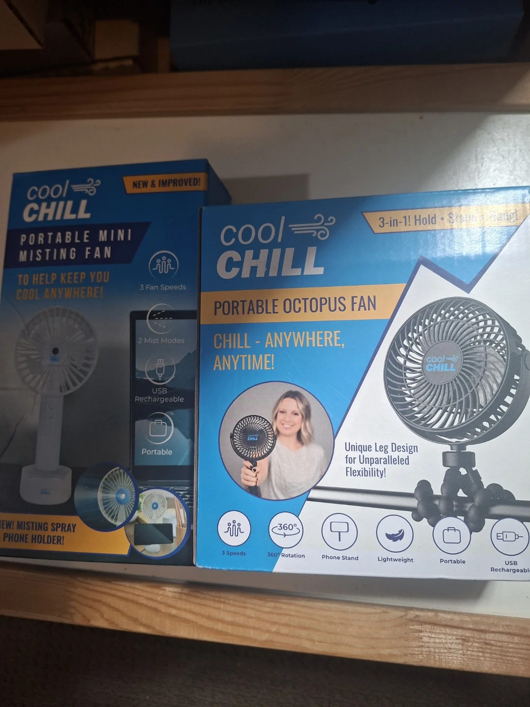 Cool & Chill Portable Octopus Fan & Misting fan