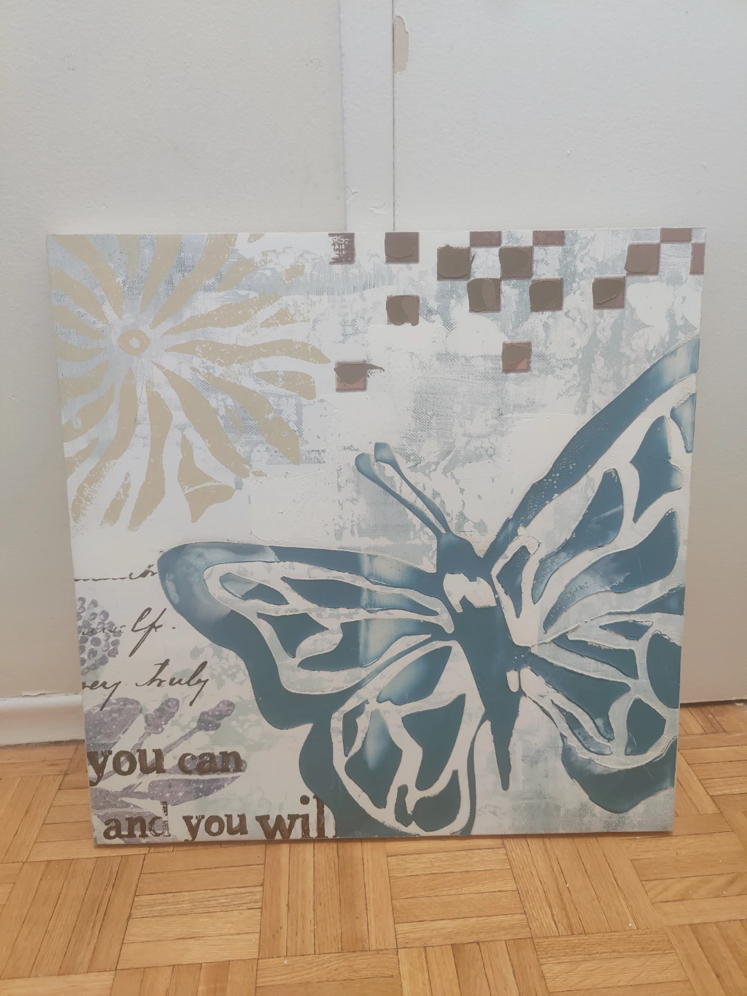 Canvas Wall Art Set - Butterfly Design - photo 2