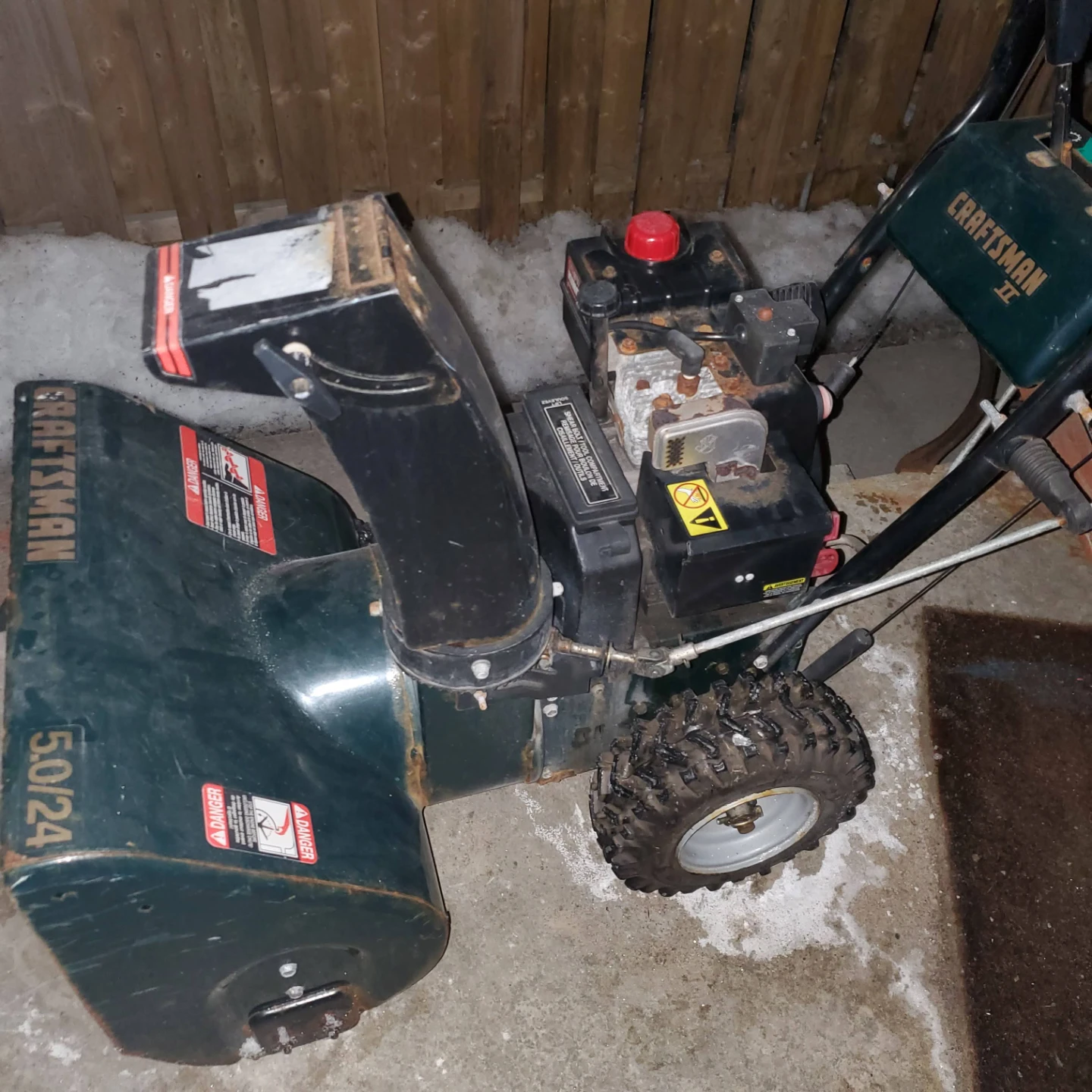 Craftsman 5.0/24 Snowblower