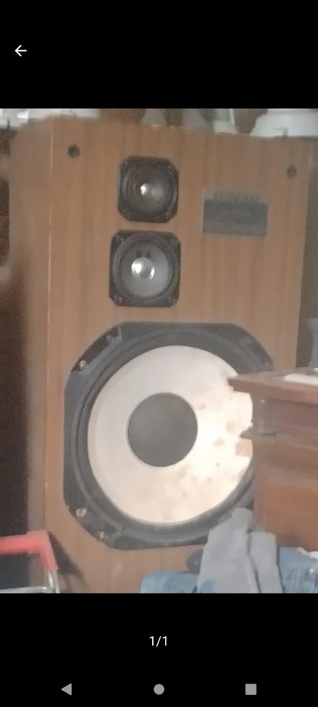 1 Vintage Wood Grain 15 inch Speaker