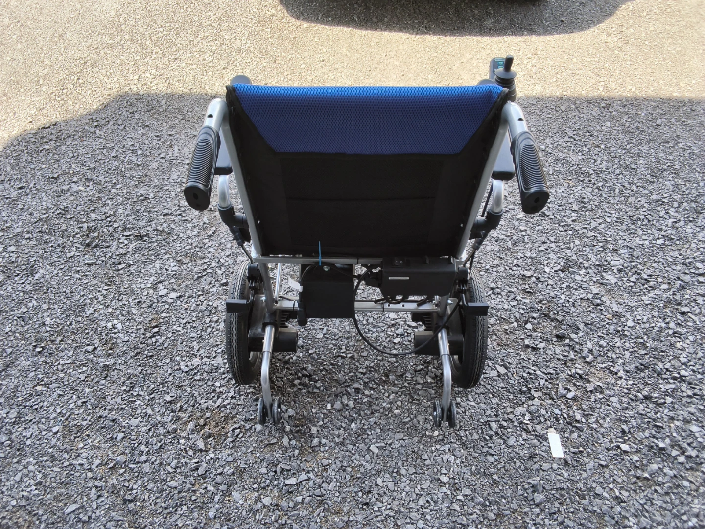 Blue Electric Wheelchair for sale - photo 2