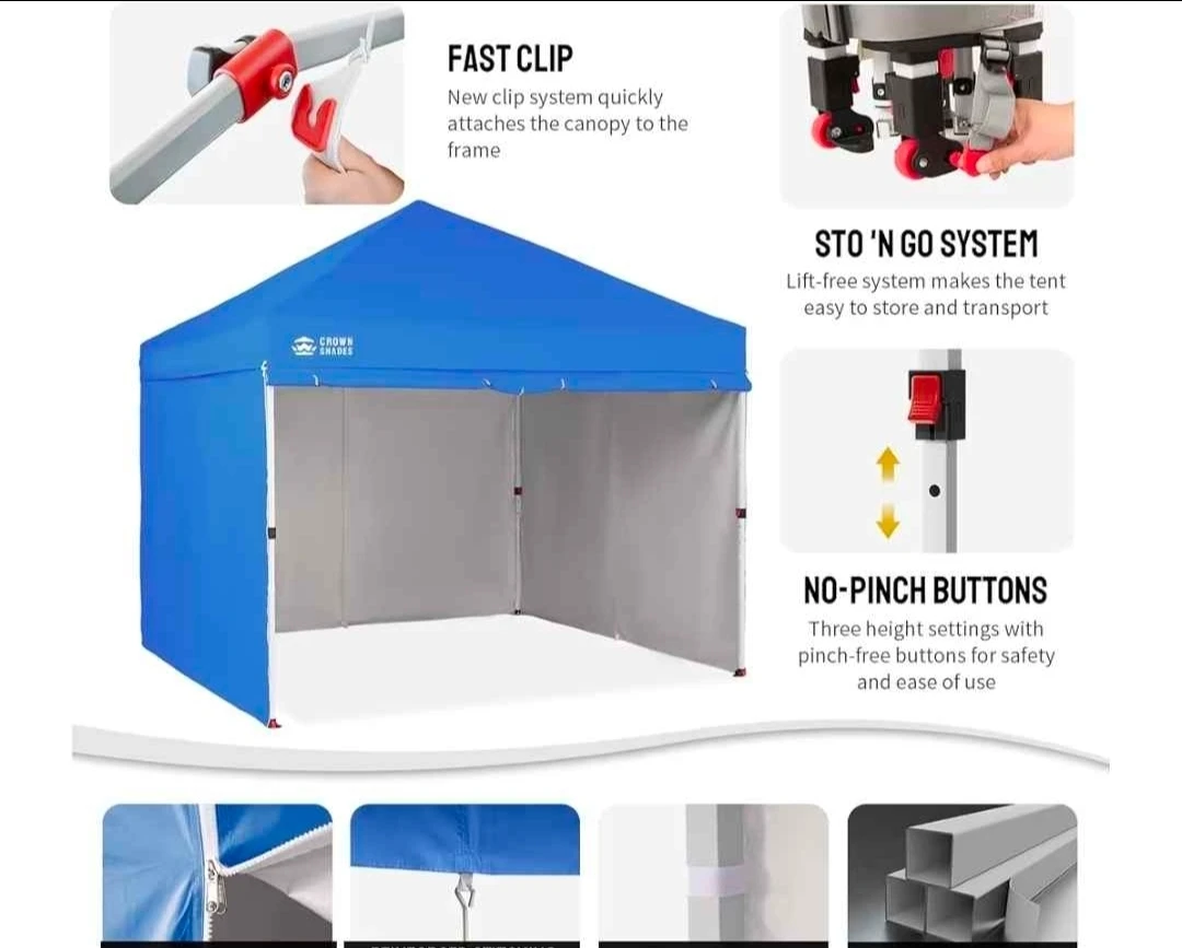 Crown Shades 10'x10' Canopy Tent - photo 4