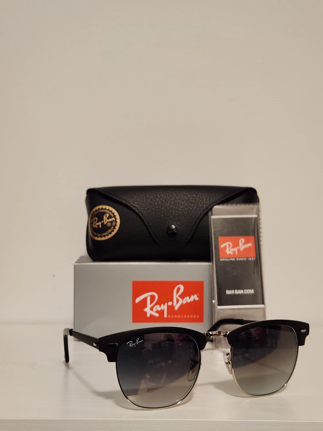 Ray-Ban RB3716 Clubmaster Sunglasses 51-21-145 2N - photo 2