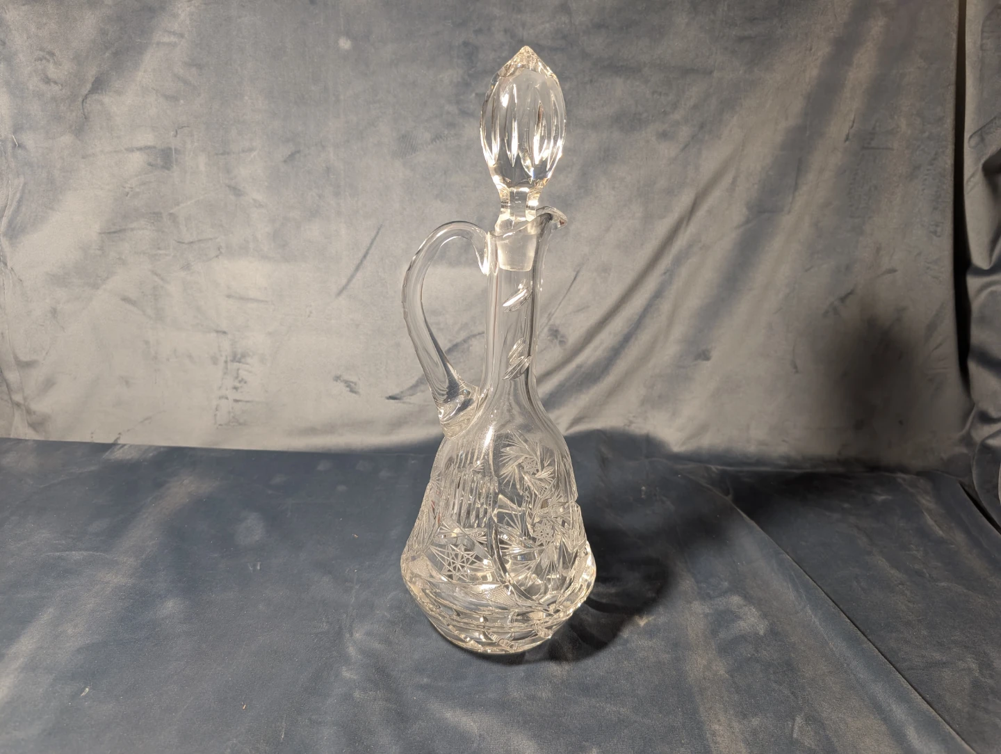 Crystal Glass Decanter with Handle