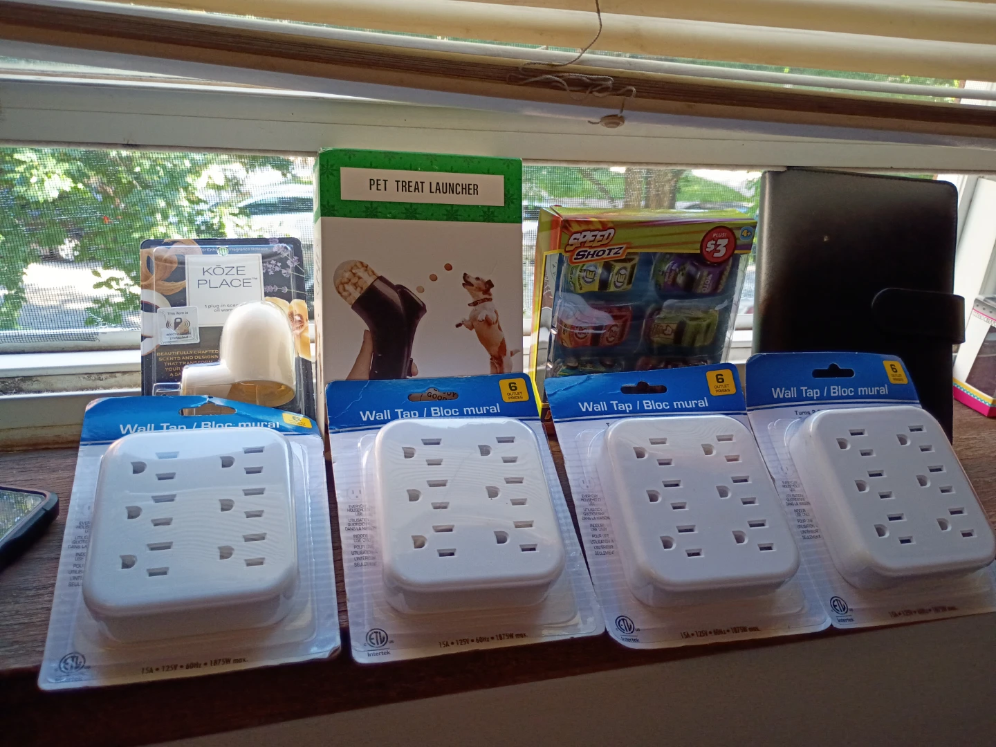 Pet Treat Launcher, six input outlets, etc.