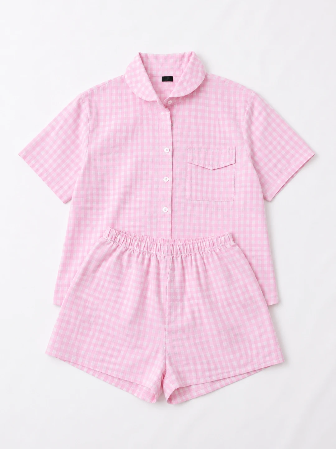 Pink Shorts Set