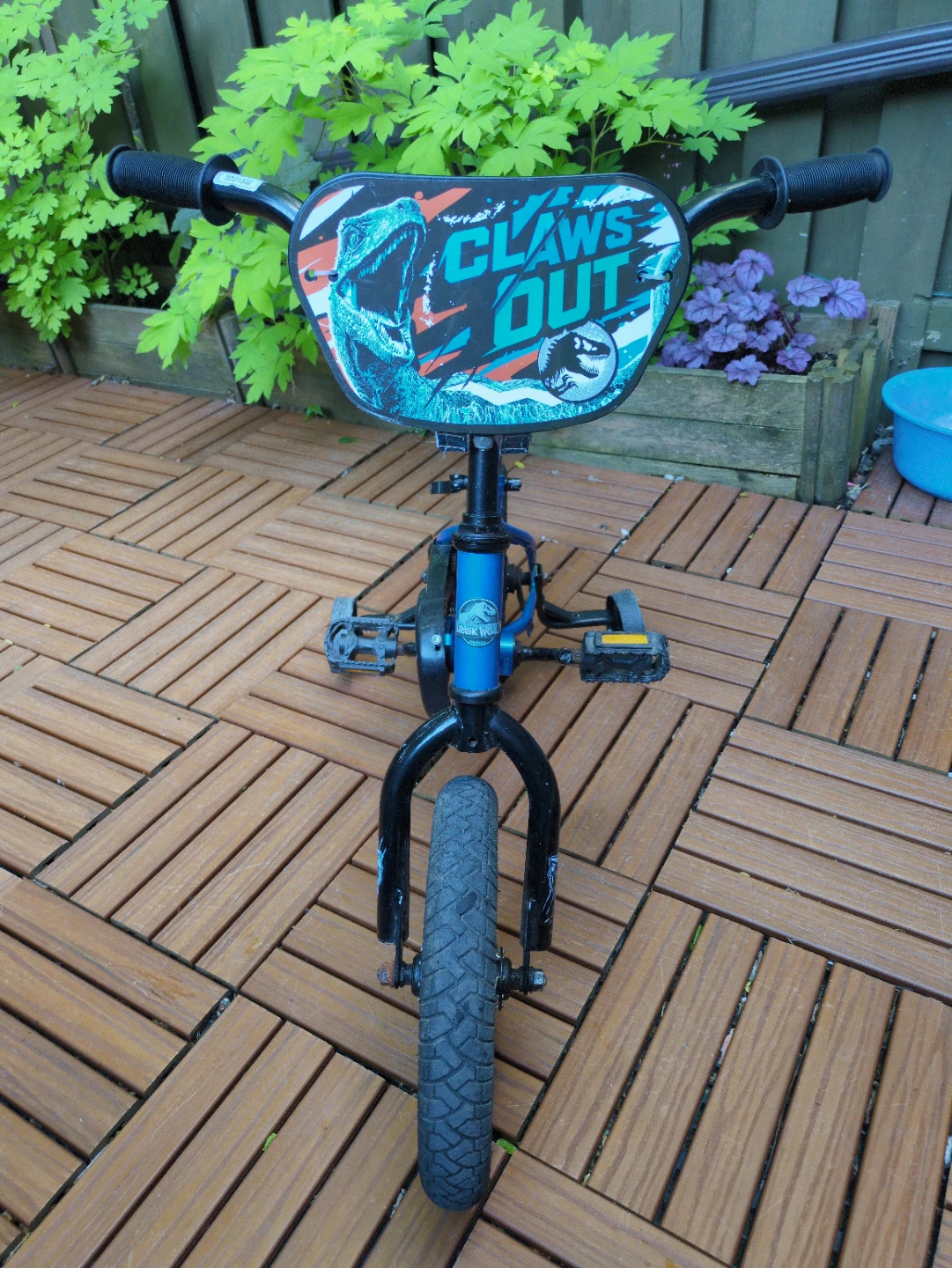 12" Blue Kids Bicycle with Training Wheels - photo 5