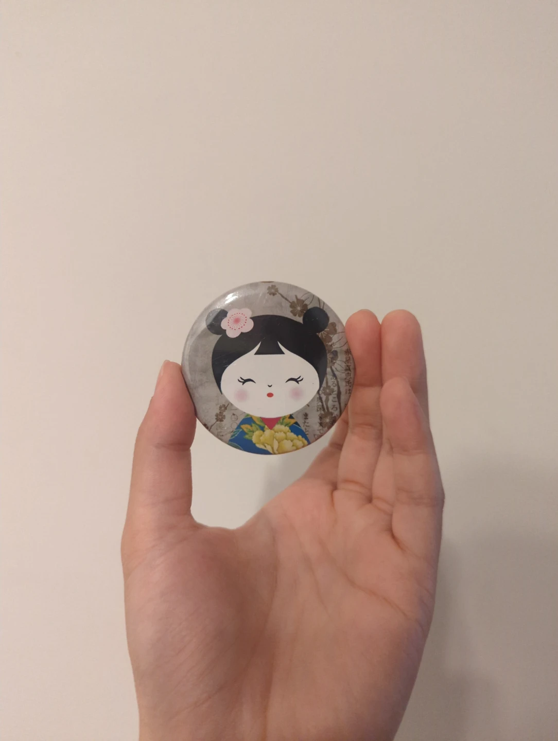 Kokeshi Doll Pocket Mirror