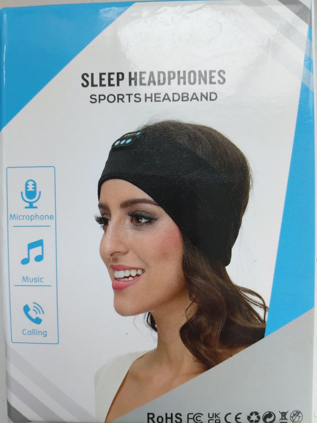Sleep Headphones Sports Headband with Microphone⚽ - photo 2