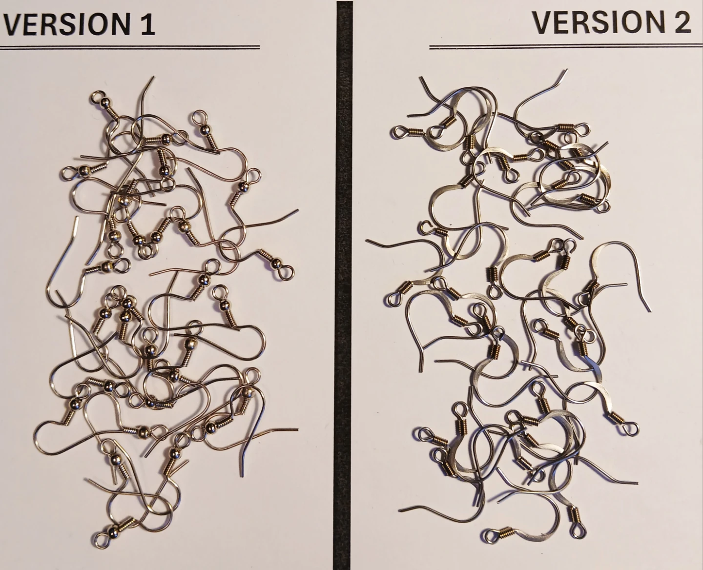30 pc - Earring Hooks Surgical stainless steel