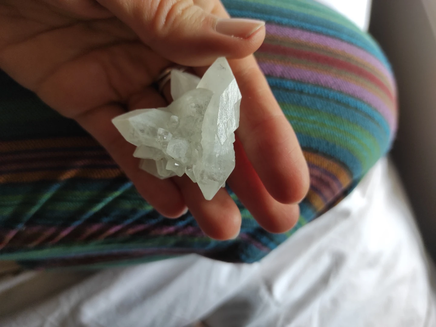 Apophyllite raw gemstone - photo 4