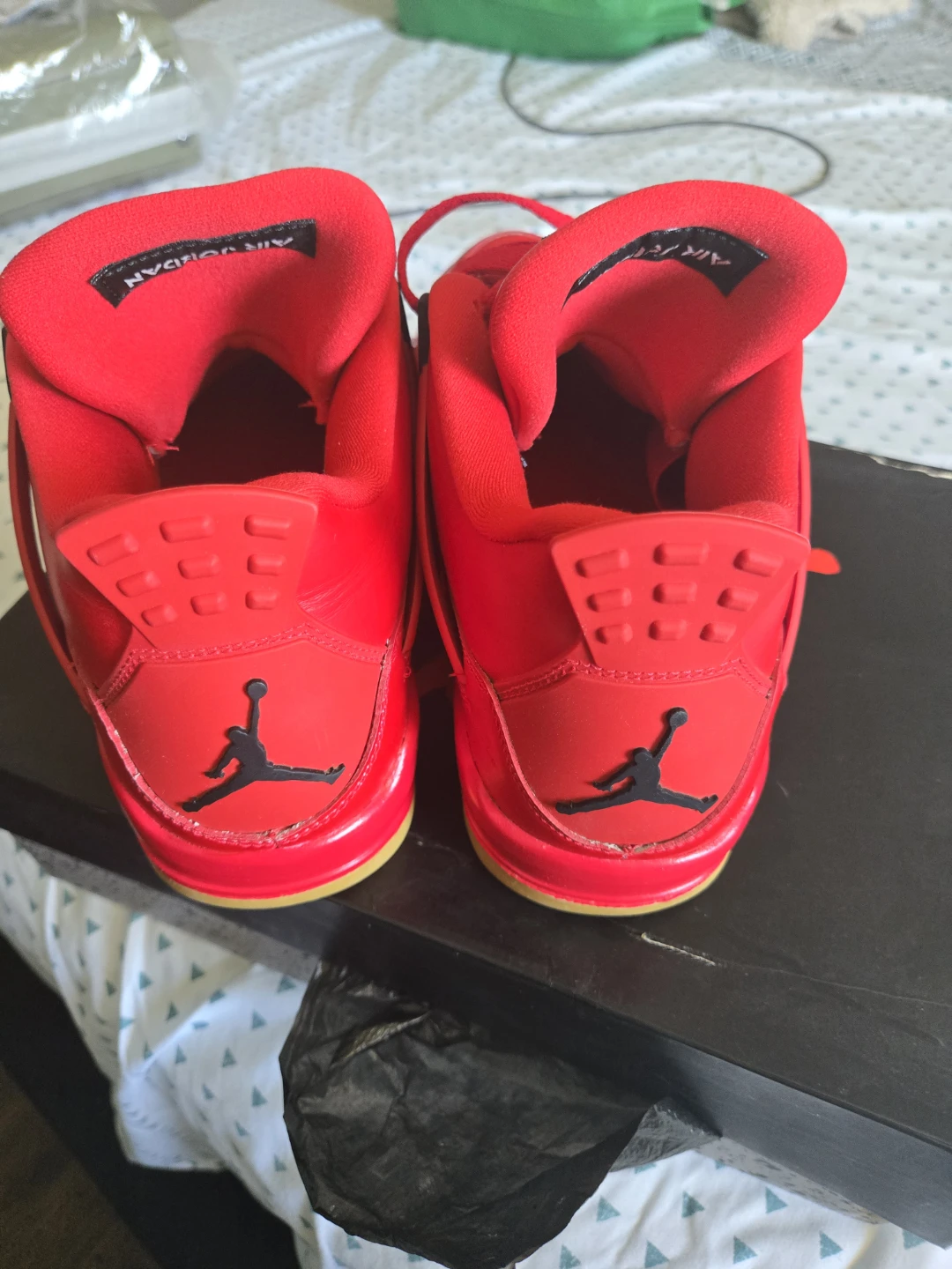 Air Jordan 4 Red Sneakers - photo 3