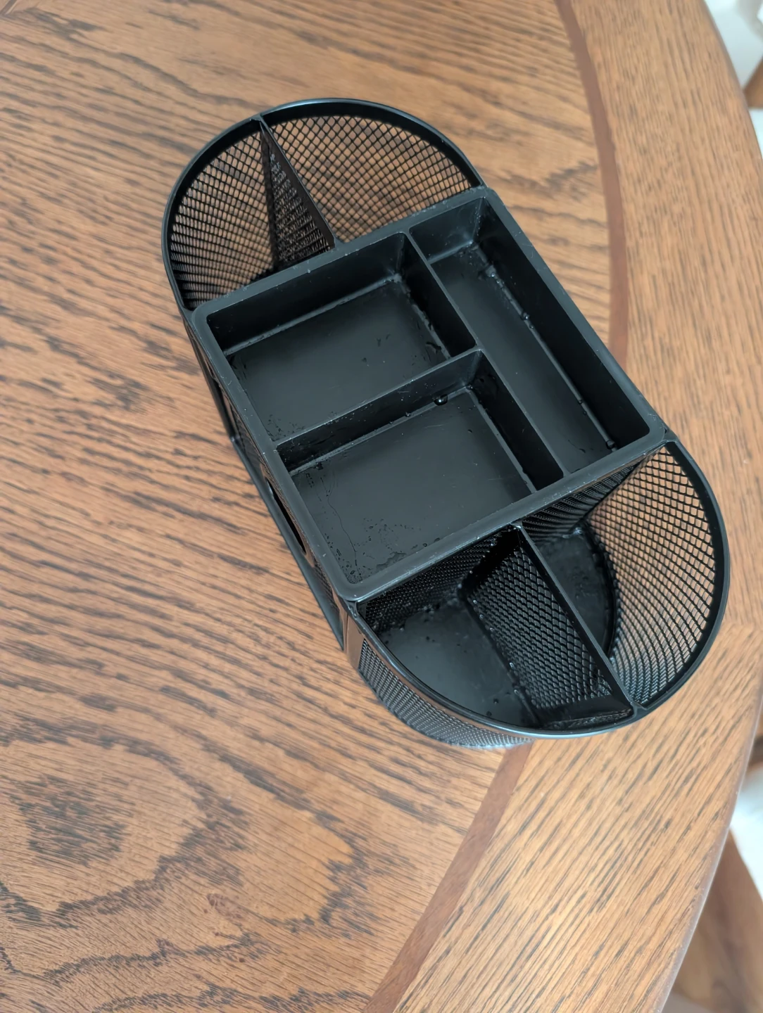 Black Mesh Desk Organizer with Drawer ⚽ - photo 3