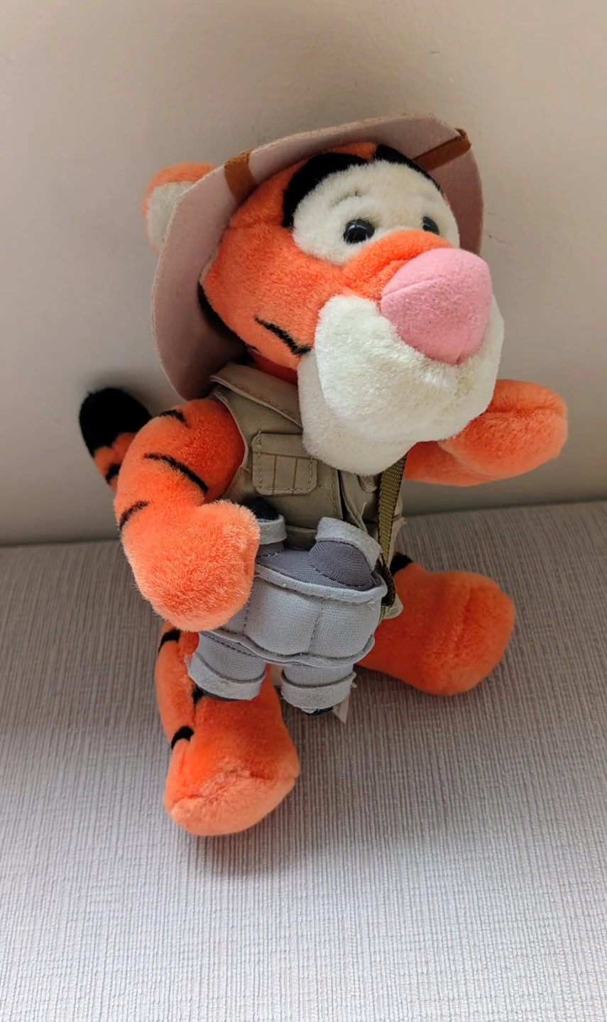 Tigger Adventure Plush Toy Signed by Disney Tigger