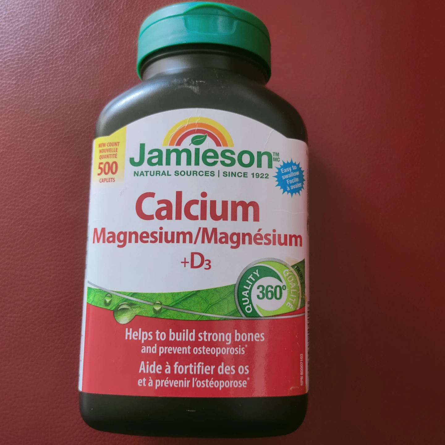 Jamieson Calcium Magnesium + D3 500 Caplets