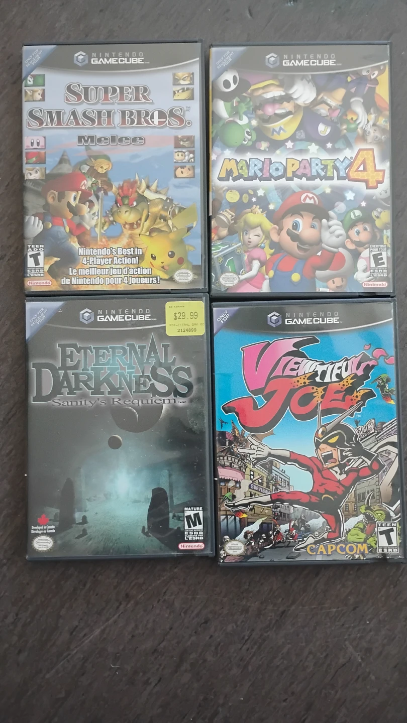 Nintendo GameCube Games Bundle (Super Smash Bros. Melee)