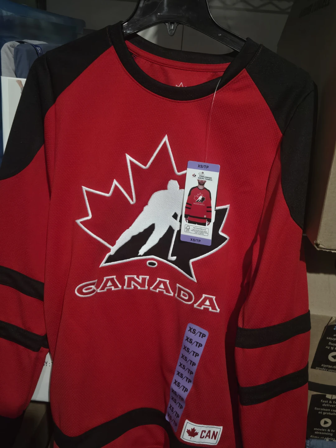 Canada Hockey Jersey Long Sleeve T-Shirt XS