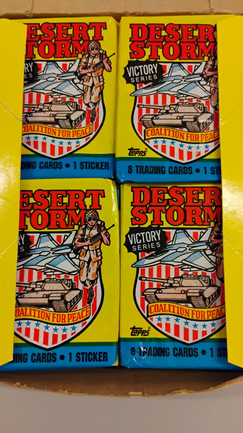 1991 Topps Operation Desert Storm Victory Series Box of 36 Packs - photo 2