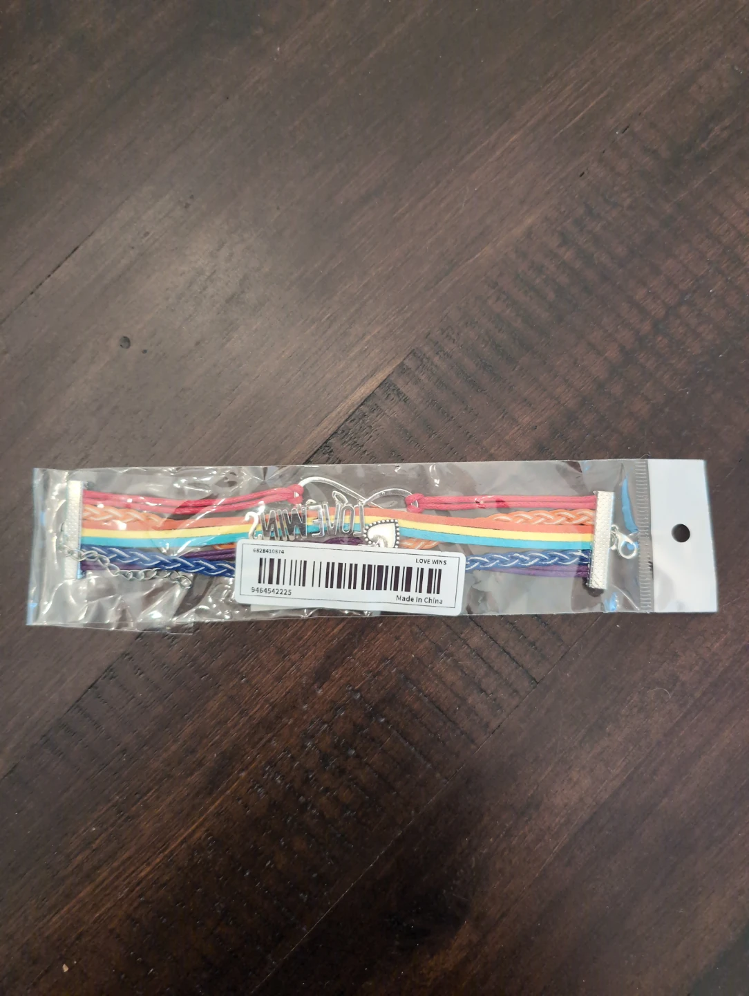 Rainbow "Love Wins" Infinity Bracelet - photo 2