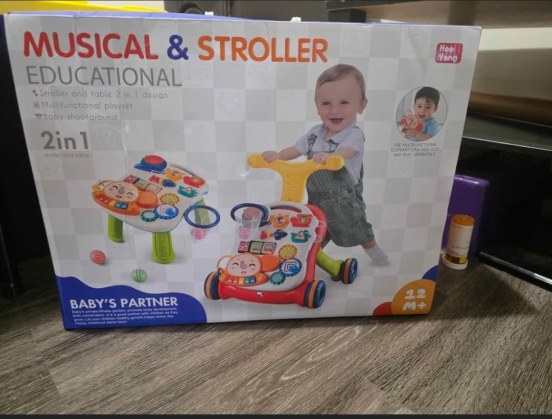 Baby walker sit to stand
