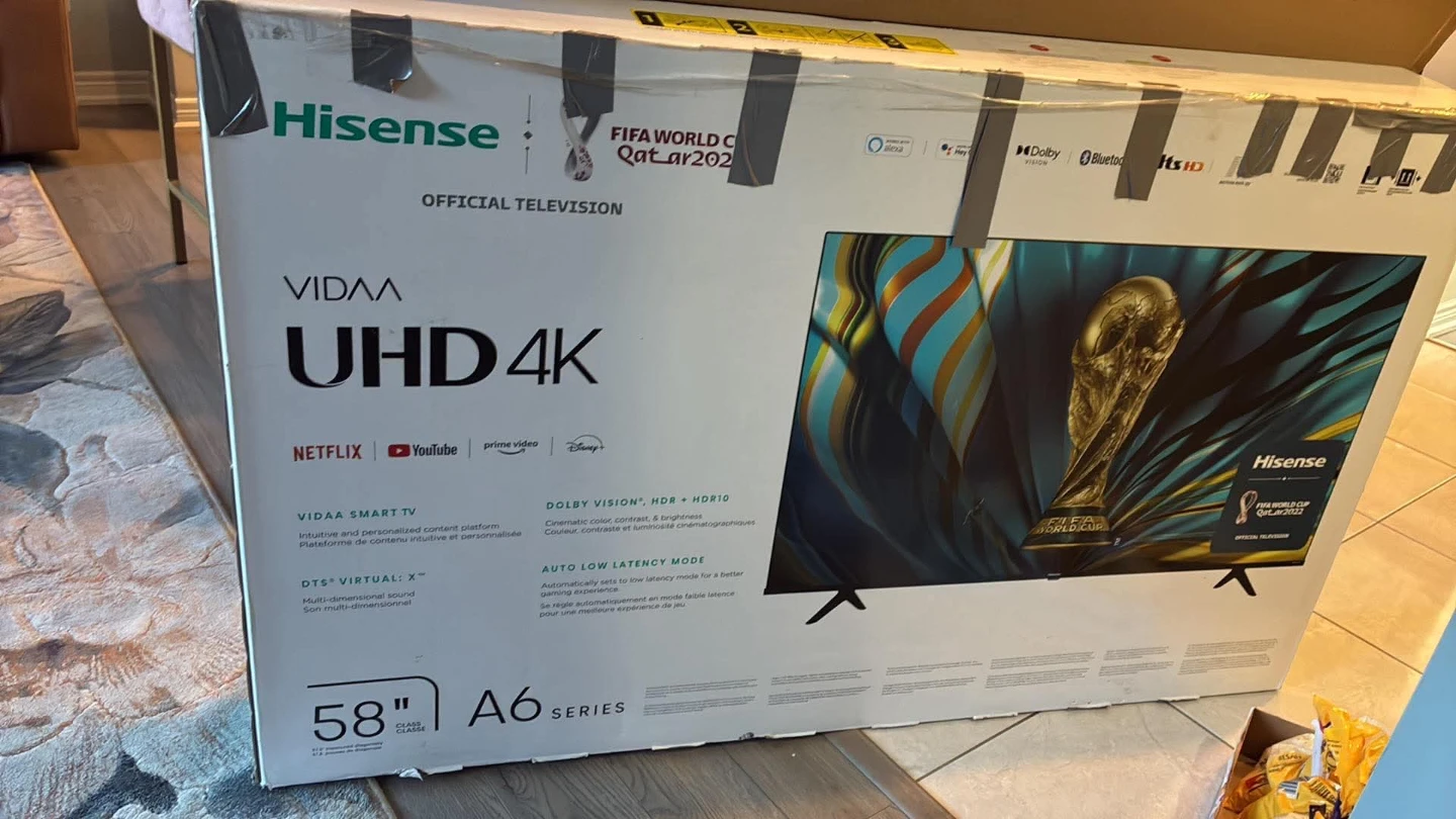 Hisense 58" UHD 4K VIDAA A6 Series TV - photo 2