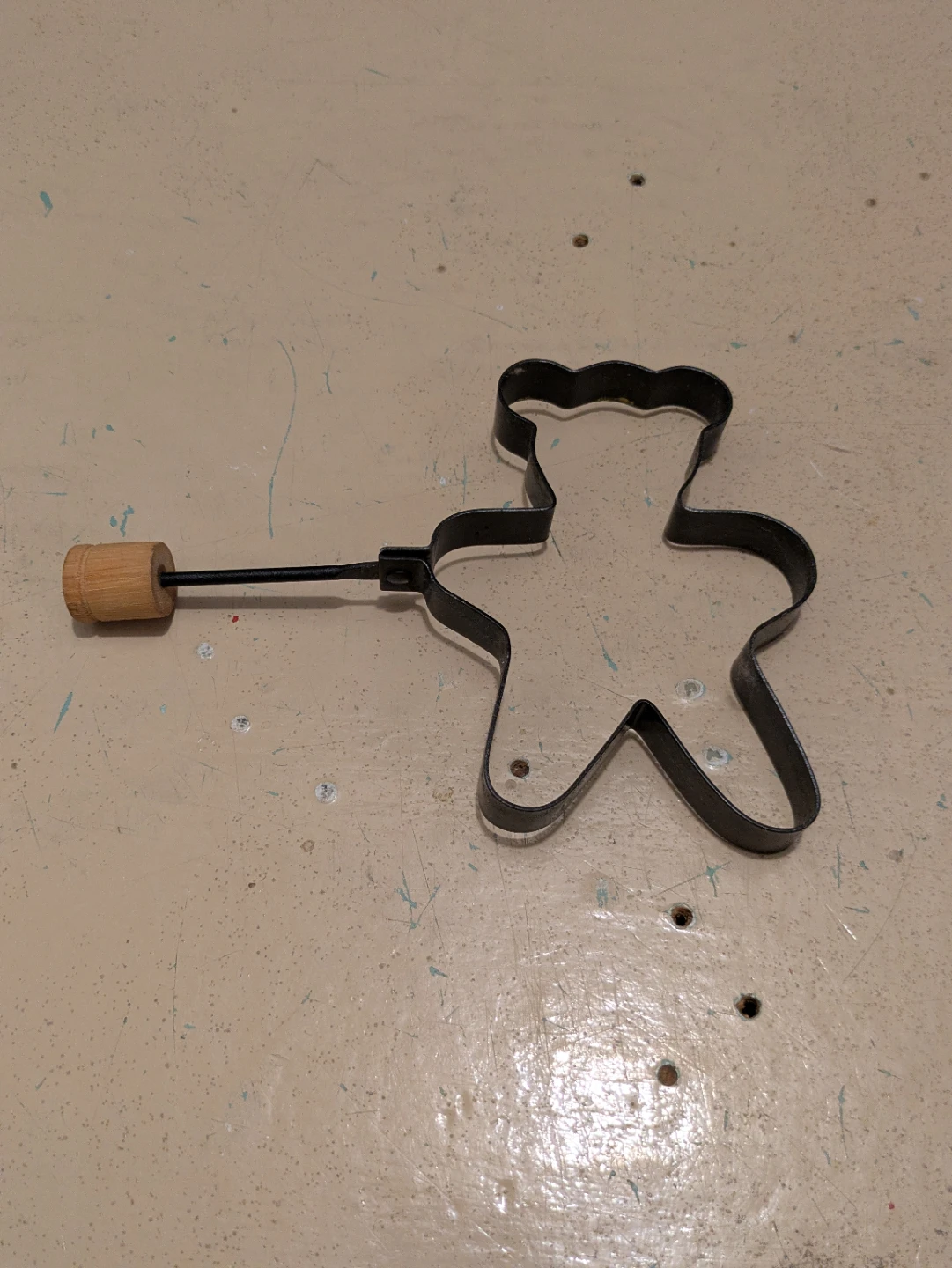 Vintage Teddy Bear Pancake Flipper/Cookie Cutter
