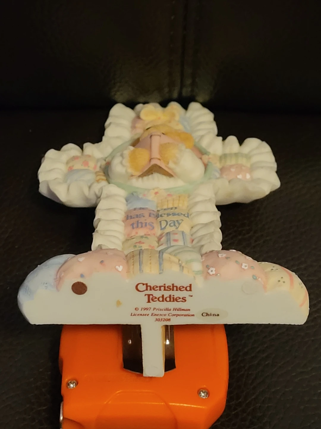 Cherished Teddies "Heaven Has Blessed This Day" Cross Figurine - photo 5