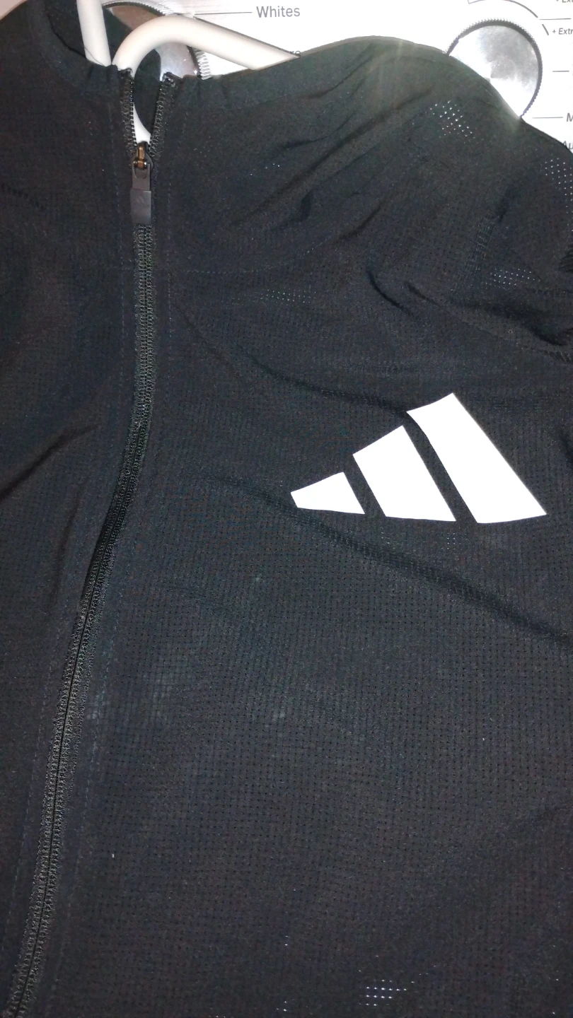 Adidas Black Full Zip Hooded Jacket