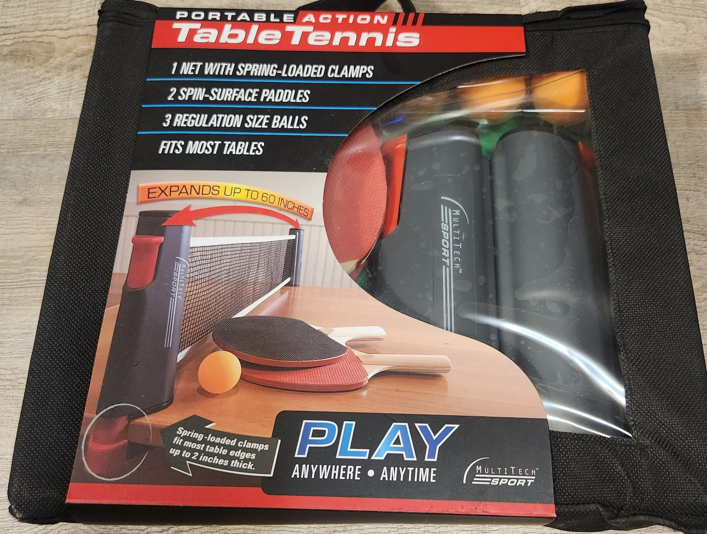 Multitech Sport Portable Table Tennis Set