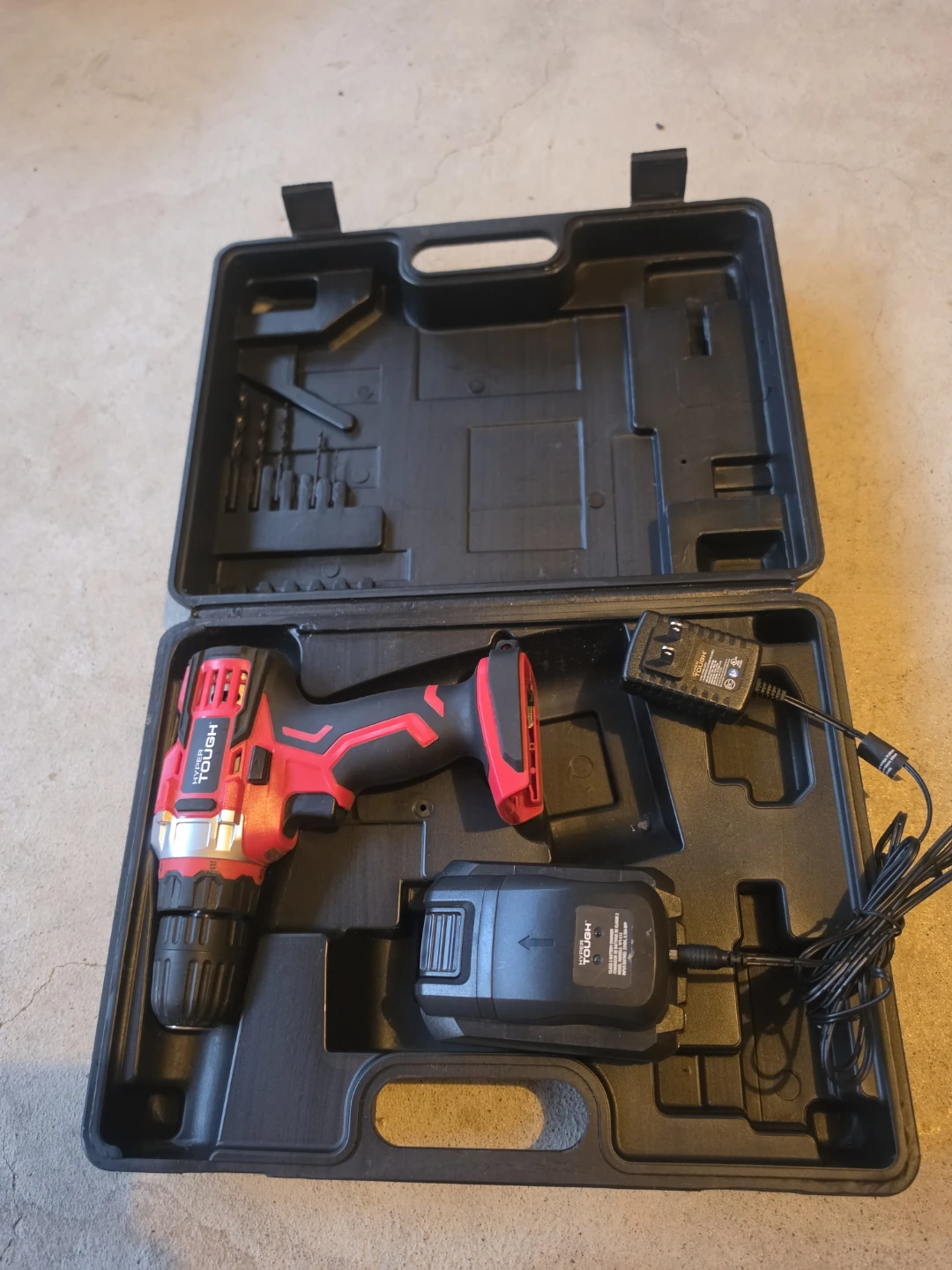 Hyper Tough Cordless Drill Set with Case