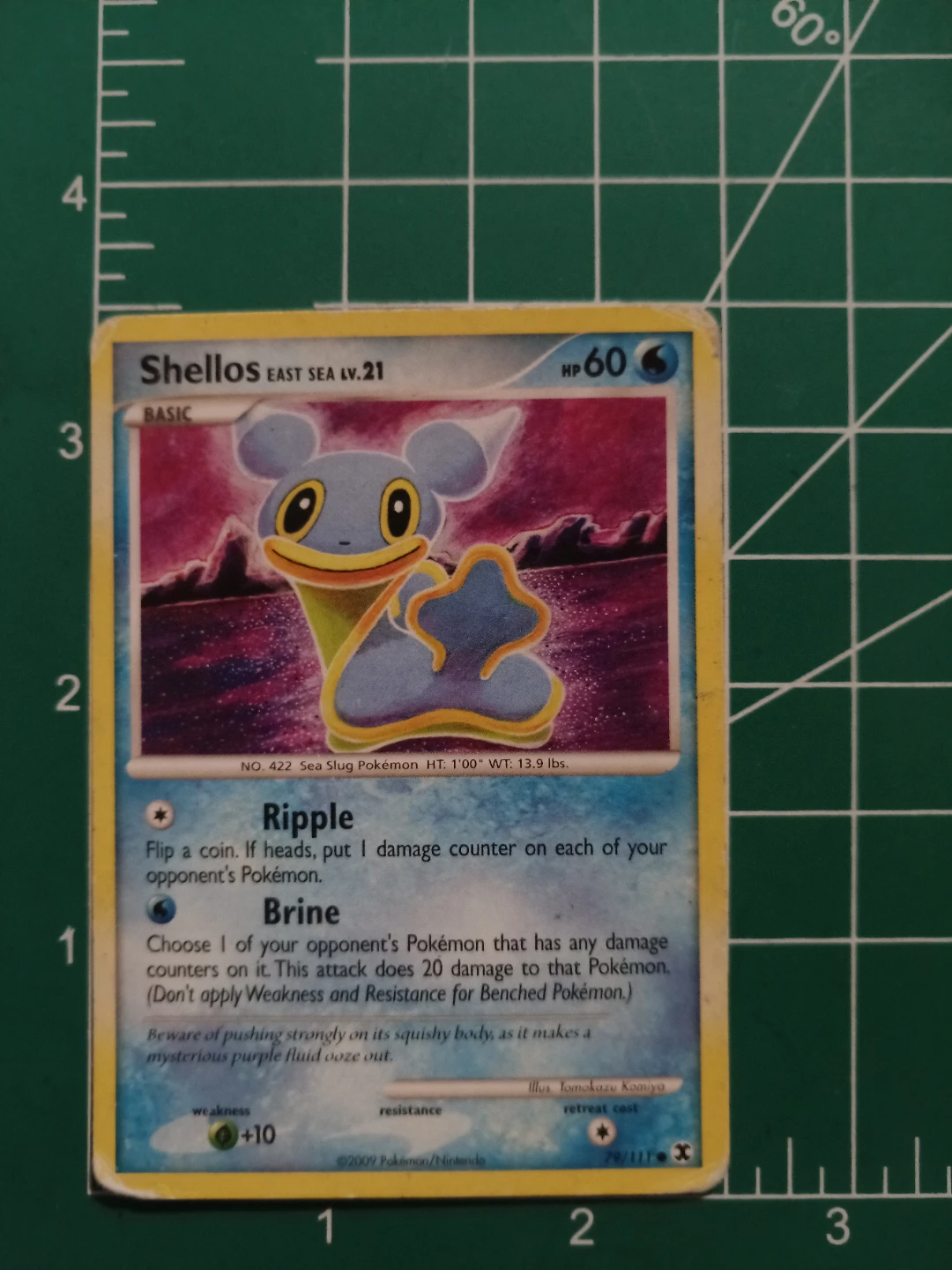Pokemon TCG Shellos East Sea LV.21 Card