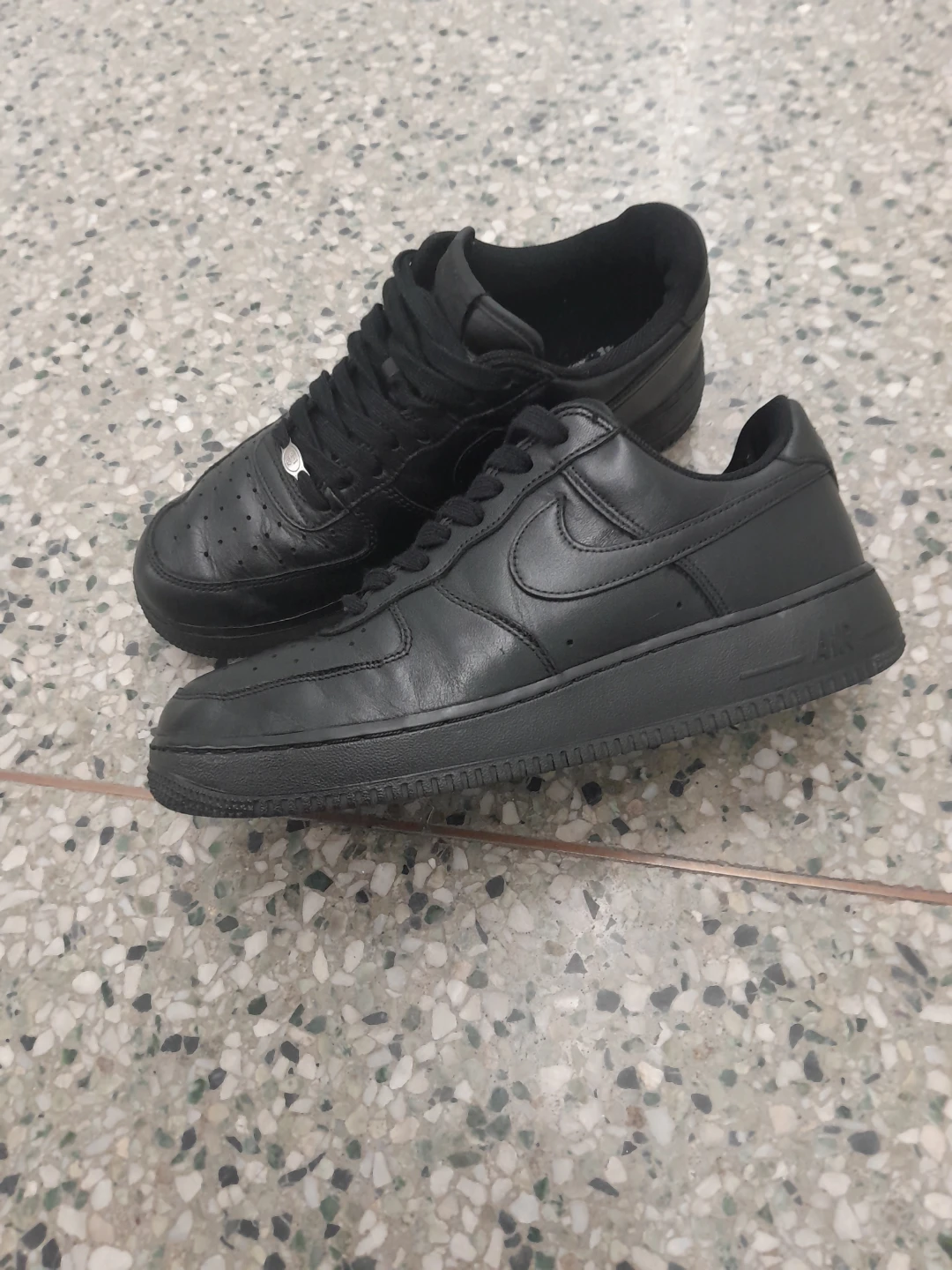 Nike Air Force 1 Low All Black Sneakers Size 8.5
