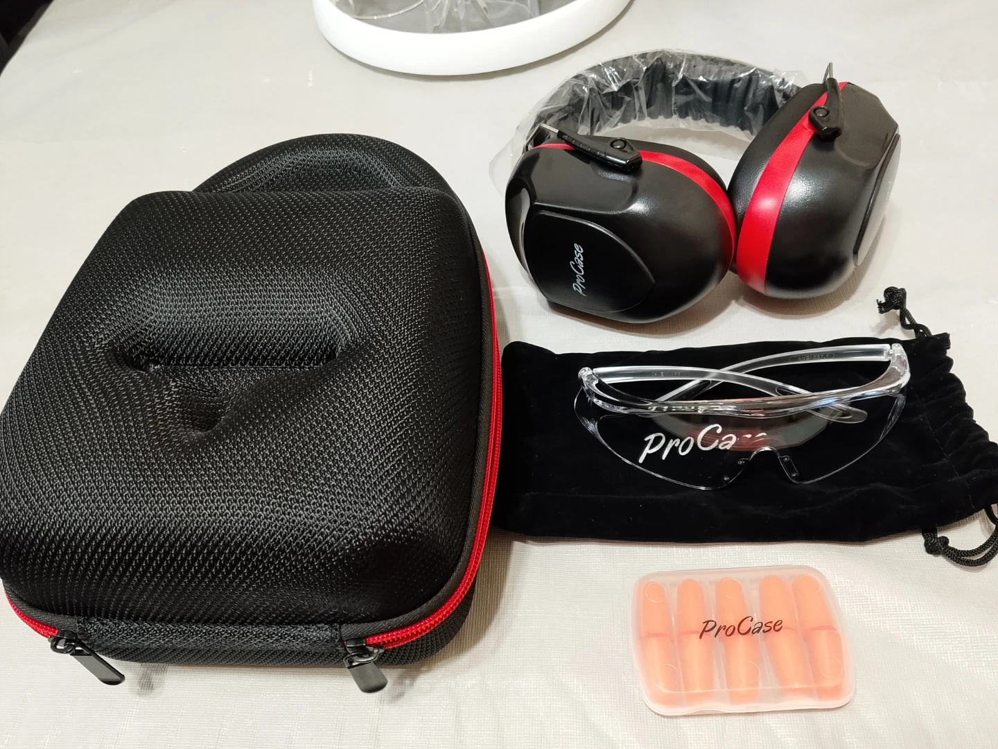 ProCase Hearing Protection Set with Glasses and Earplugs - photo 2