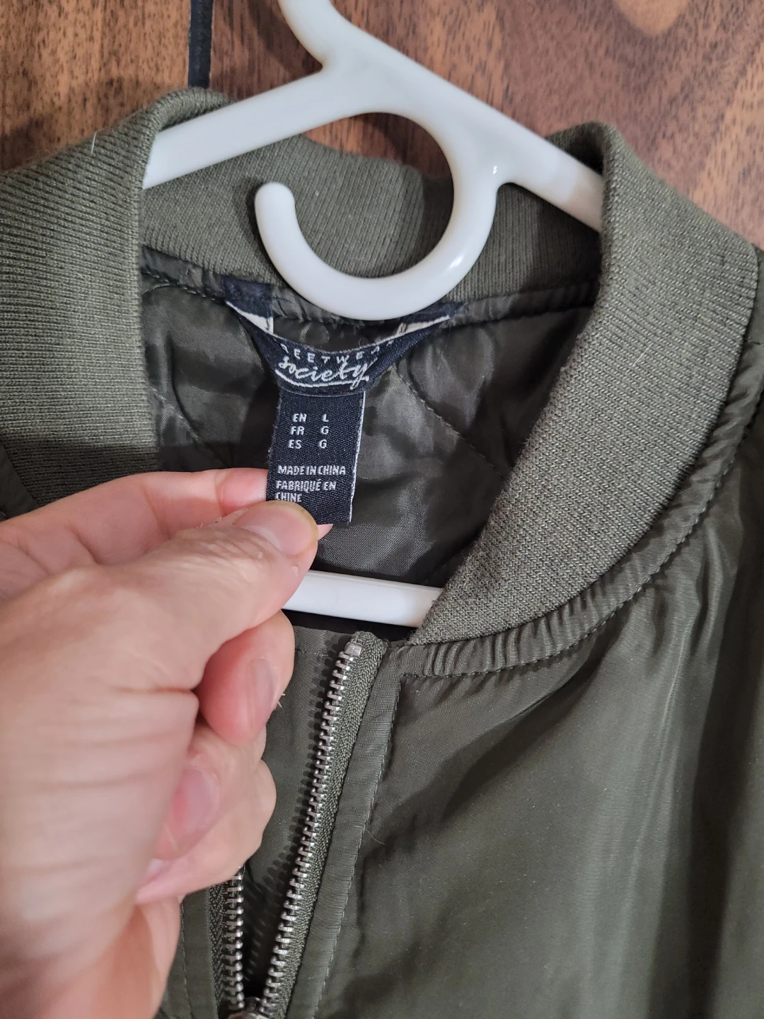 Society bomber jacket - green - photo 3