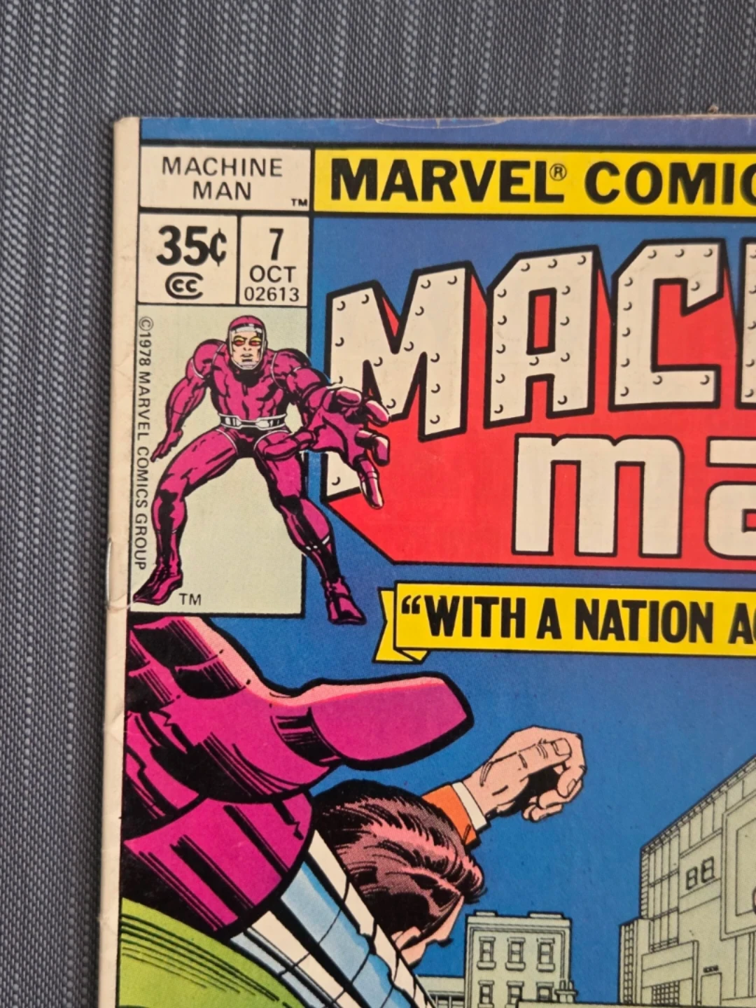 Machine Man #7 Marvel Comic Book - photo 2