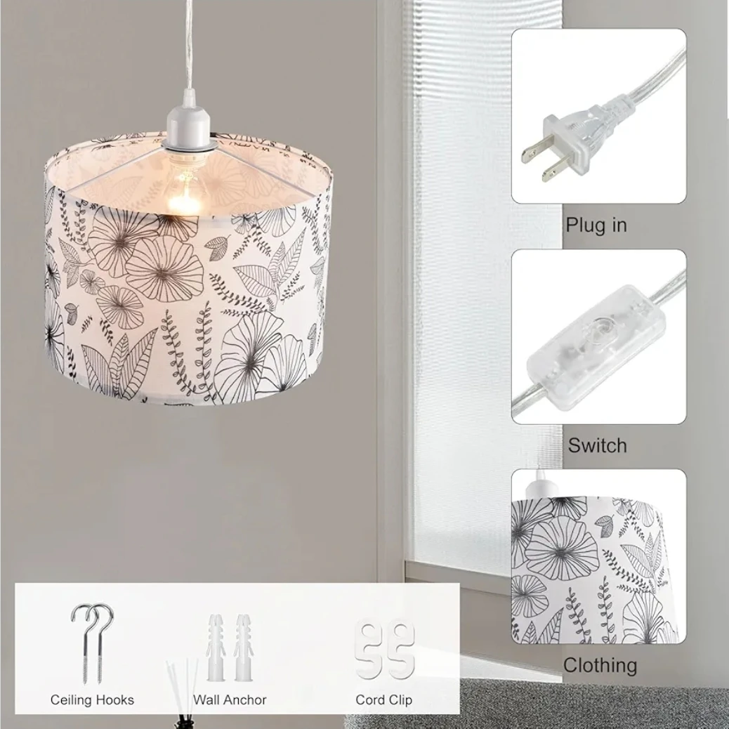 2 Pack Plug-in Pendant Lights - photo 5