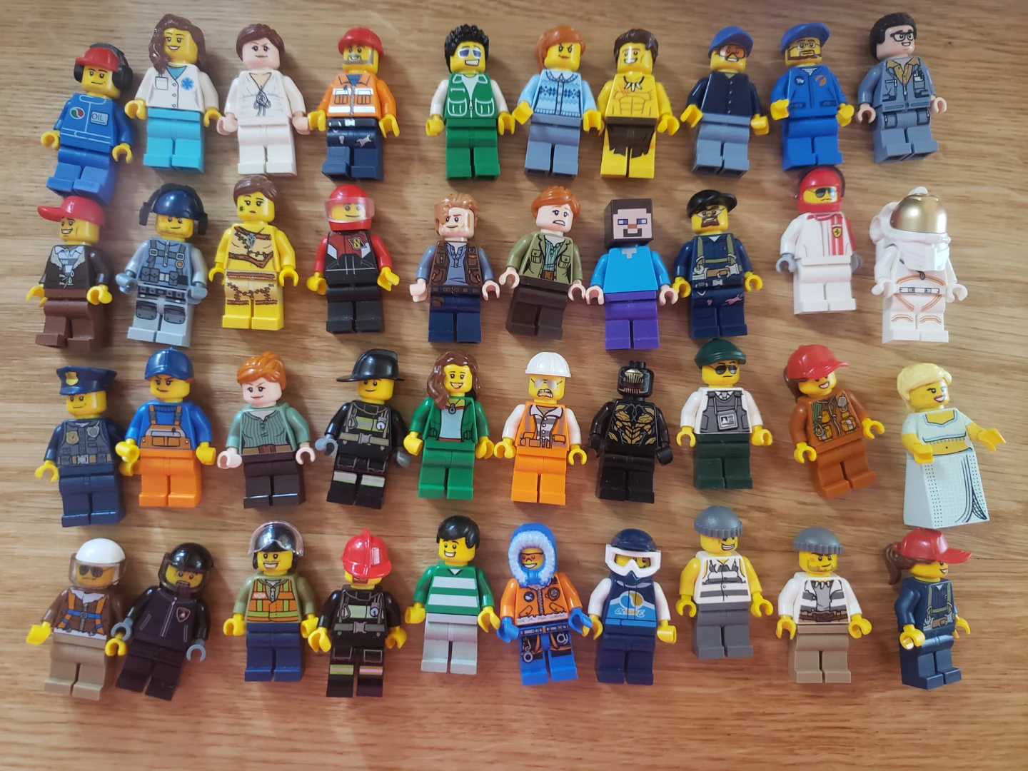 Lego assorted city minifigures