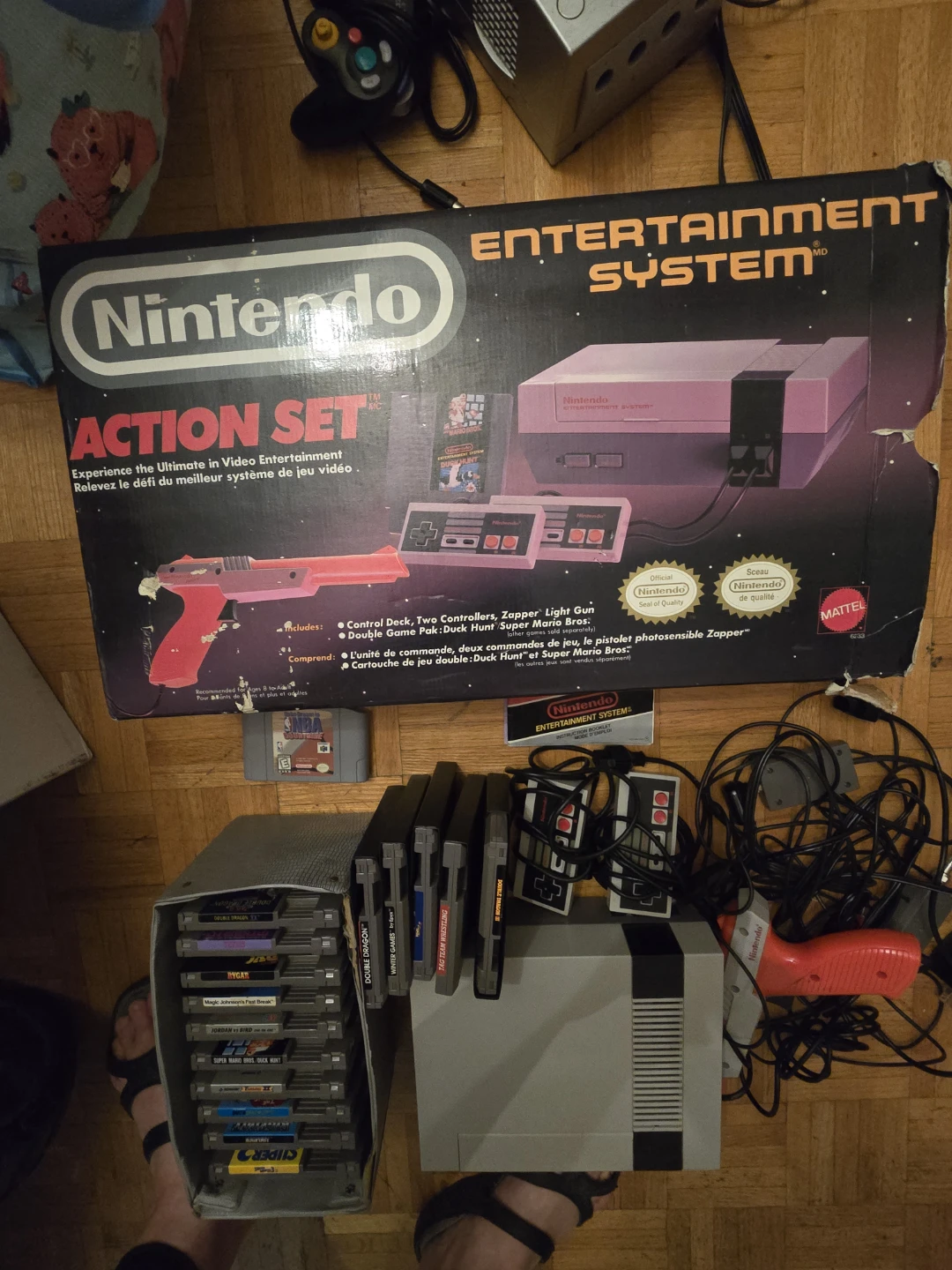 Nintendo Entertainment System Action Set with 15 Games