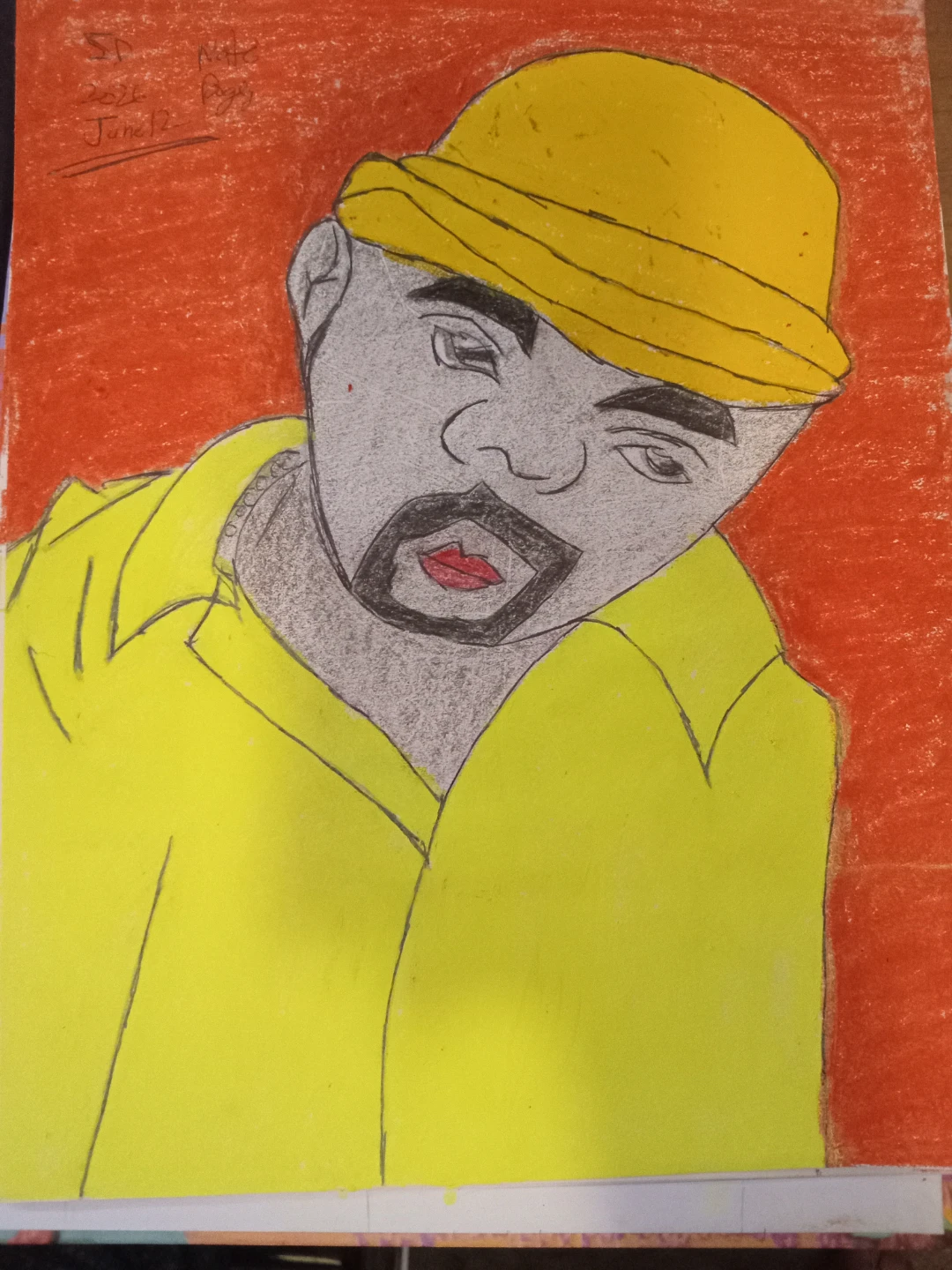 Nate Dogg Drawing with Faber-Castell Crayons - photo 4