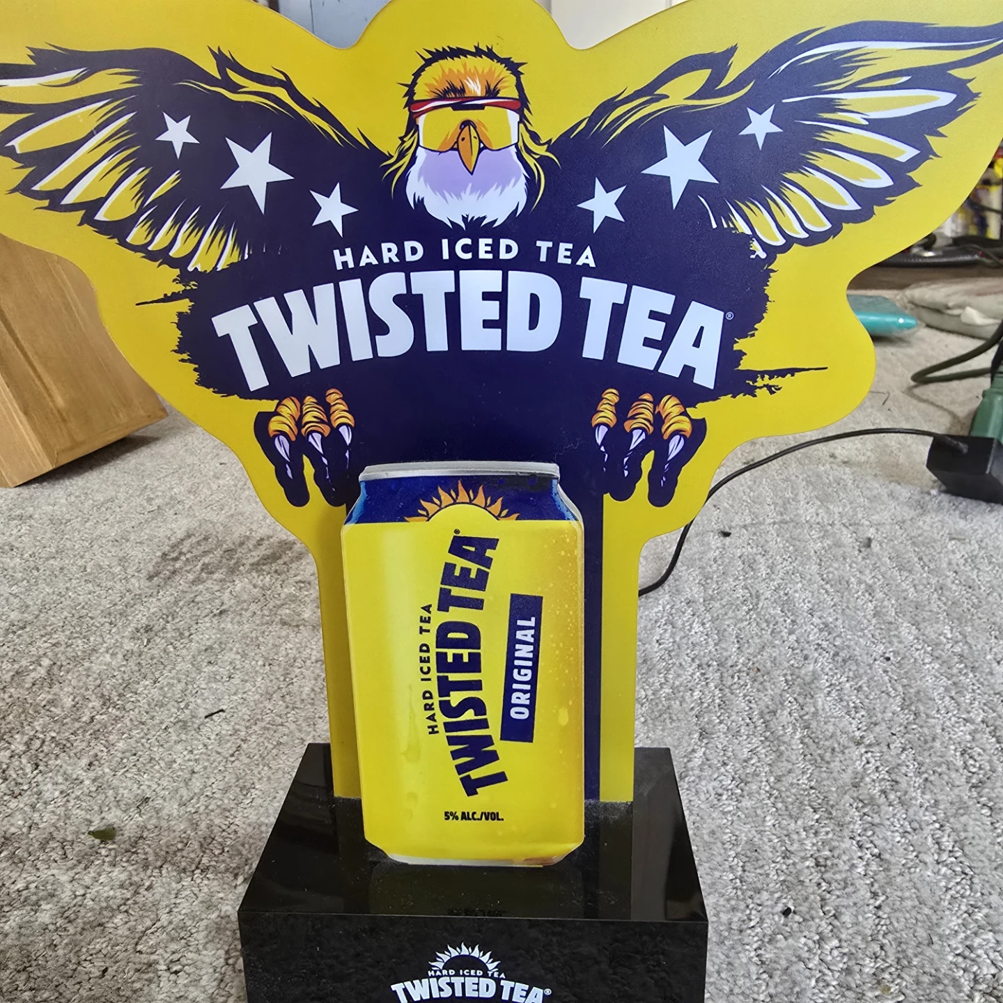 Twisted Tea Hard Iced Tea Light-Up Sign with fanny pack - photo 2