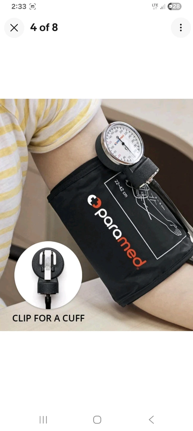 Paramed Aneroid Sphygmomanometer Blood Pressure Monitor - photo 3
