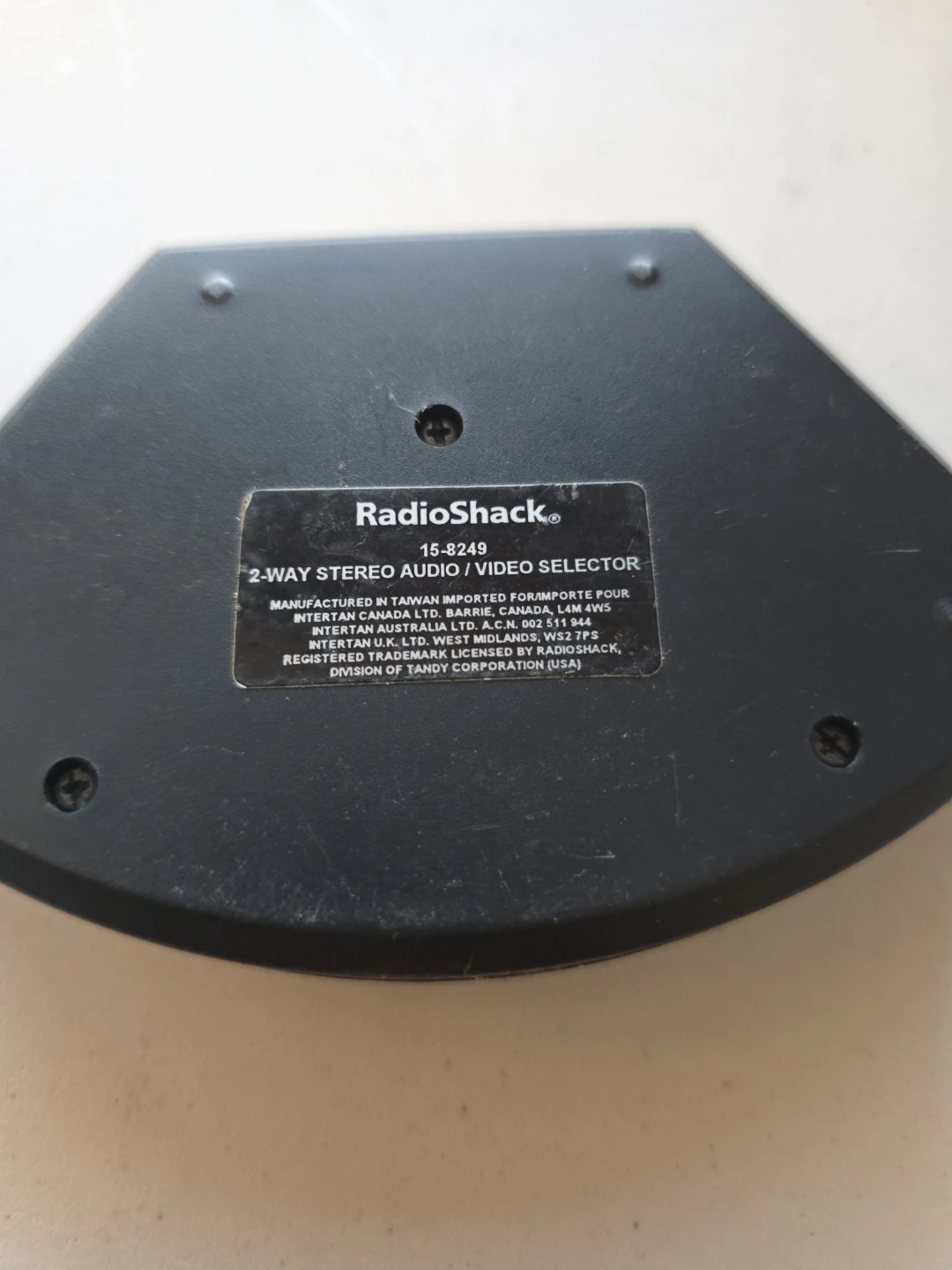 RadioShack 2-Way Stereo Audio/Video Selector